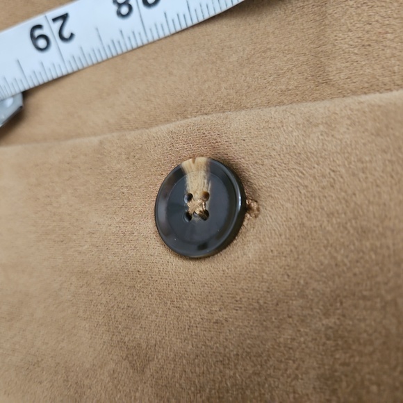 WILD fable Brown Faux Suede Button Front Button Mini Skirt Size XXL - Picture 8 of 8